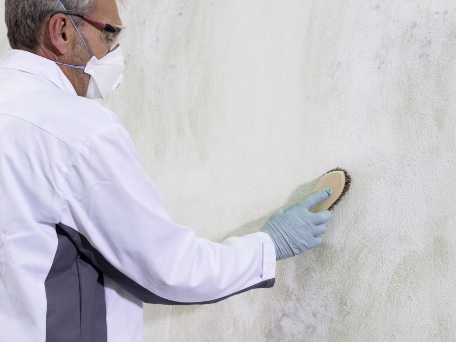 Systémové řešení BAUMIT čištění fasády napadené zelenou fasádní řasou a plísní