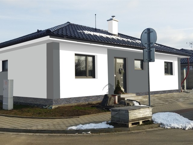 Obrázek 2 pro referenci Grafický návrh fasády domu s fasádním obkladem STEGU